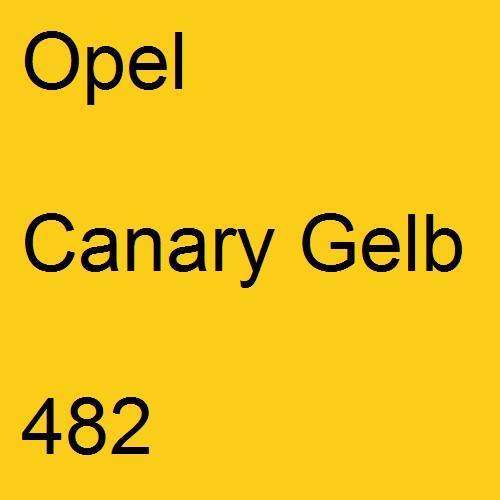 Opel, Canary Gelb, 482.